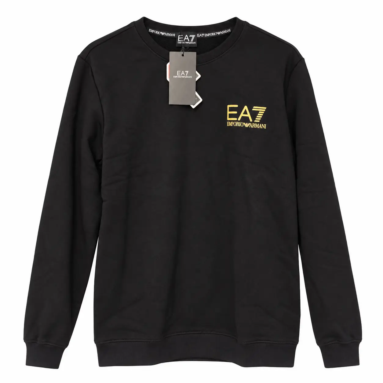 Armani Sweatshirt schwarz, Brust/Rücken