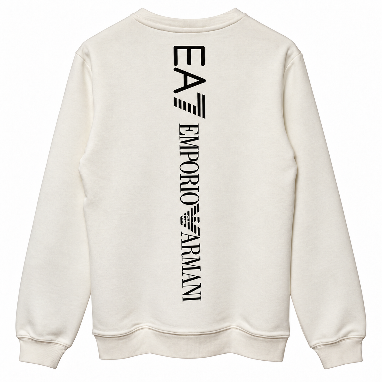 Armani Sweatshirt weiß, Brust/Rücken – Bild 4